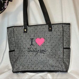 Cindy Tote - with "I Love Thirty-One" personalization